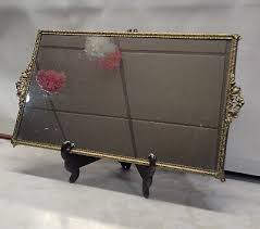 Antique Carved Wood Regency Style Gold Beveled Wall Mirror BEAUTIFUL | eBay