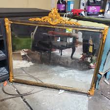 Vintage Bassett Mirror With Ornate Gold Frame - Etsy