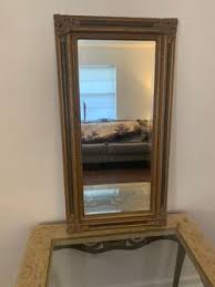 Side Stone Table/ Antique Frame Mirror/ Frame Unique Printed Picture for Sale in Fort Worth, TX - OfferUp