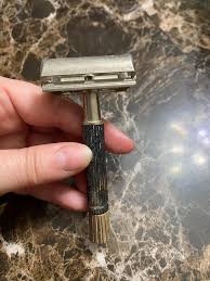 Vintage 1940s Gillette Safety Razor | Collectible Double Edge Razor | Antique Men's Shaving Tool | Mid Century Grooming Gift - Etsy