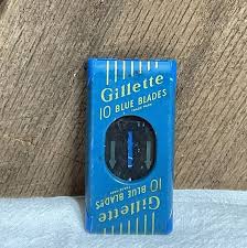 1940s Vintage Gillette Blue Blade 10 Pack | eBay