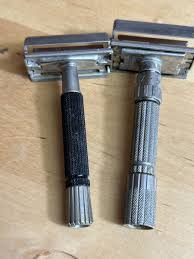 2 Vintage Gillette Slim Adjustable 1-9 Double Edge Safety Razor USA Made Nice | eBay