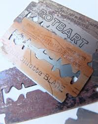 Vintage American Flag Blade Metal Tin Full of Old Used Blades - Etsy