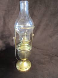 Vintage Brass Wall /Tabletop Gimbel Boat oil Lamp by Eagle P ...