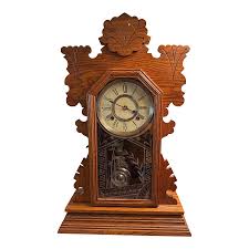 Late 19th Century Ansonia Gingerbread Clock | Chairish
