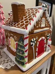 Mr. Christmas 60th Anniversary Gingerbread House Cookie Jar ...