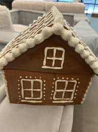 Pottery Barn Gingerbread House Stoneware Cookie Jar ...