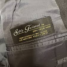 Hart Schaffner & Marx Blazer Men 42L Long Gray Sport Coat ...