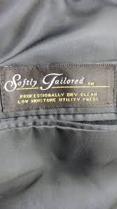 Hart Shaffner Marx 44L Gray Black Wool Fully Lined ...