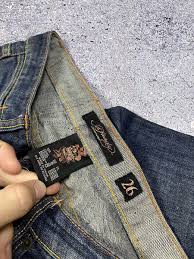 🔥ED HARDY BY CHRISTIAN AUDIGIER TATTOO POCKET LOGO JEANS | eBay