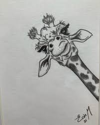 Throwback to this cute giraffe I drew as a Christmas gift ...