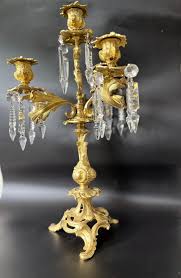 Luxury Rococo Ornate Gilded Bronze Candelabra, Art Nouveau, Baroque Tabletop Decorative Candle Holders, Gift Ideas, Richly Home Decor - Etsy