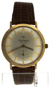 Vintage Men's Jules Jurgensen 14K Yellow Gold Mechanical ...