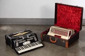 Lot - Two Vintage Piano Accordions
