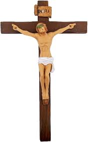 Amazon.com: VILLAGE GIFT IMPORTERS Resin Wall Crucifix ...