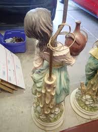 2 Large Vintage Capodimonte Lamps - Boy and Girl with Canteens for Sale in Scottsdale, AZ - OfferUp