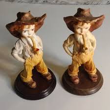 Art | Figurines Boys Smoking A Pipe Set Of 2 | Poshmark