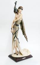 Sold at Auction: GIUSEPPE ARMANI " LADY WITH PEACOCK ...
