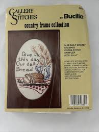 VTG Bucilla Gallery of Stitches Cross Stitch Kit #32682 ...