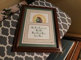 Fisherman Cross Stitch Picture Hand Sewn Best Catch Ever ...