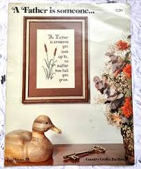 Vintage Father's Day Cross Stitch Pattern: A Father is ...