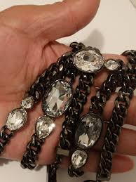 Givenchy Paris New York Signed Chunky Cuban Chain Style ...