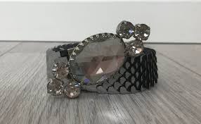 Gorgeous 70s Chrystal stretch Metal belt S M – Cherry Pick ...