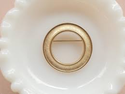 French Art Nouveau IRIS Flower Pin Brooch ALVA Museum ...