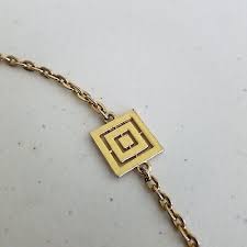Long Chain Gold Rope Length Double Single Strand Squares ...