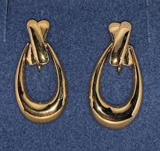 Avon Gold Tone XO Clip On Earrings Fashion Jewelry NIB | eBay