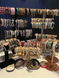 Bracelets mod, vintage, designer quality, enamel, Indian ...