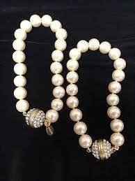 HSN, Woman,Bracelet Pearls, New, 2 pieces, white, New ...