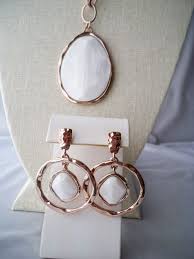 St. Thomas White Shell & Gold Tone Pendant Necklace ...