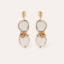 Sirena earrings - Crystal Gold-plated - Shop by categories ...