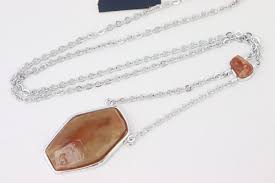 Vintage Givenchy Bijoux 32" Lucite Gem Stone LARIAT Chain ...