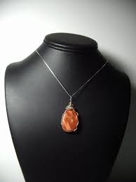 Wire Wrapped Bruneau Jasper Pendant-sterling Silver and ...