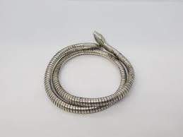 19th Century .835 Silver Articulated Snake Serpent Bangle Bracelet Ant – Bullionaire Jewellery