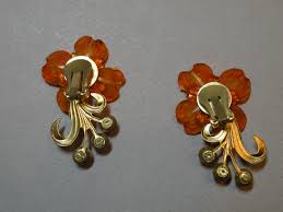 Orange Blossom Earrings - Etsy