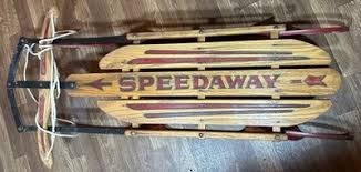Vintage Gladding Speedway Sled 48” Great Condition! Display ...