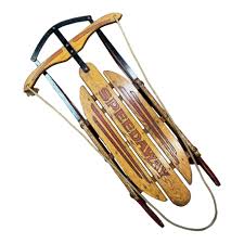 Vintage 1960s Snow Sled | Chairish