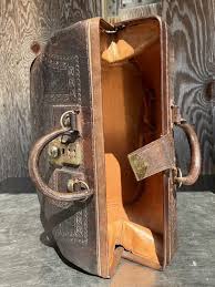 Vintage Boho Tooled Leather Doctors Bag For Sale at 1stDibs