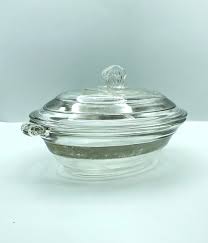 Vintage Mckee Glasbake Oval Silver Band Casserole Dish - Etsy