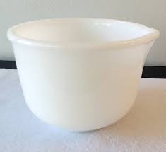 Vintage! Glasbake Mixing Bowl For Sunbeam Mixmaster White ...