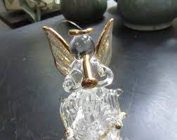 Vintage Spun Glass and Glitter Angel Christmas Tree ...