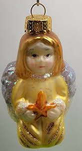 GLASS CHRISTMAS ORNAMENT 3" ANGEL 🎄 | eBay