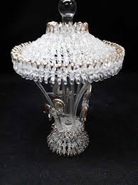 Spun Glass Horse Carousel w/ Gold Accents. *Item Does Spin ...