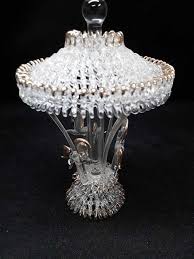 Spun Glass Horse Carousel w/ Gold Accents. *Item Does Spin ...