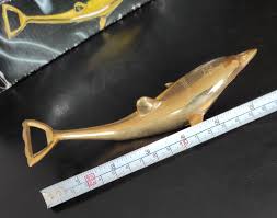 Vintage Gold Plated Dolphin Bottle Opener With Advertising ...