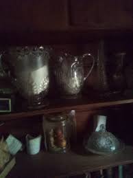 vintage glass pitcher