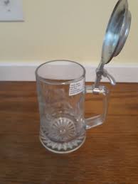 Vintage Domex Glass Stein Salmon Trout Fishing Etched Glass | eBay